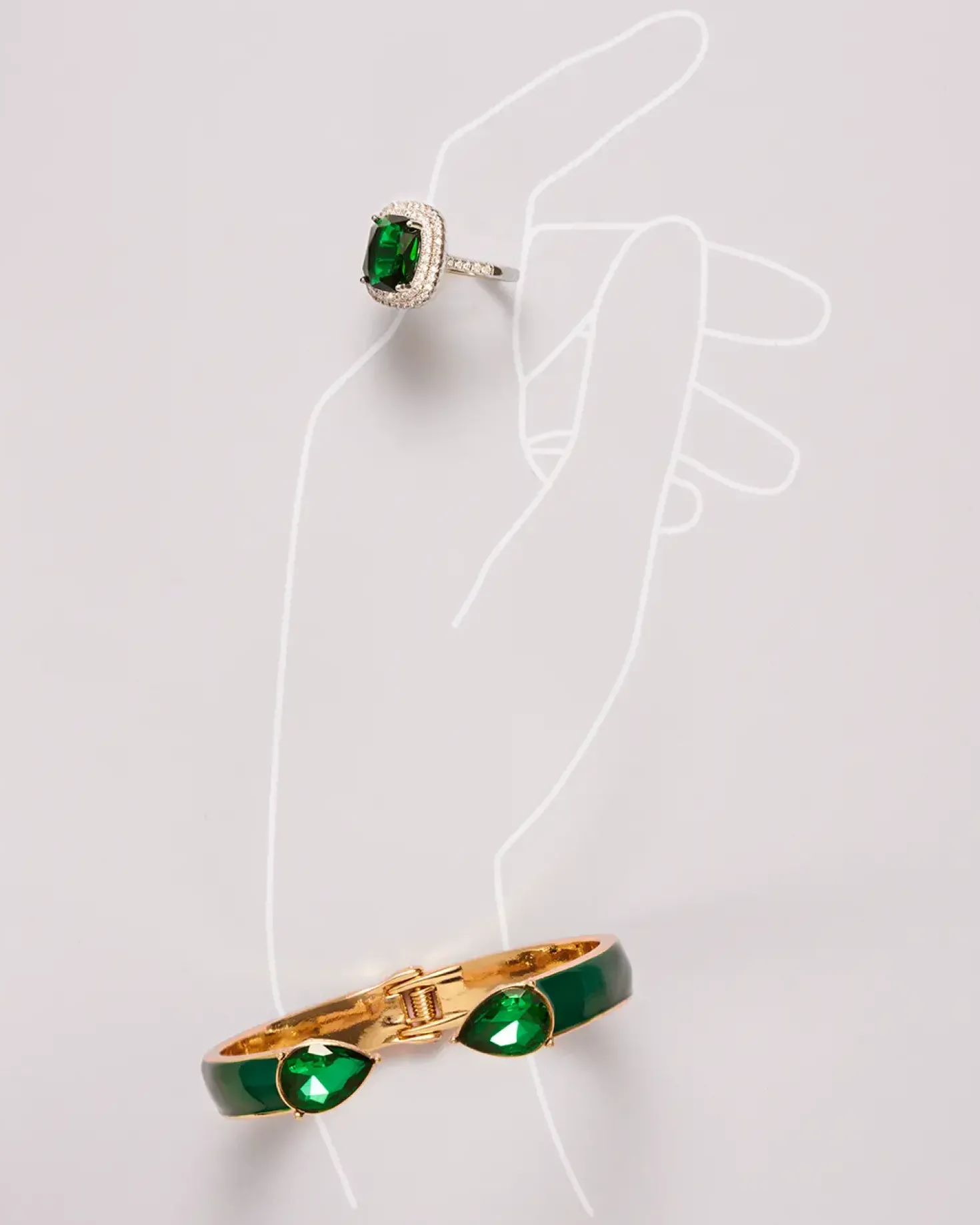 Anello - Glowy Emerald