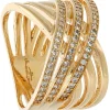 Anello - Golden Zirkonia
