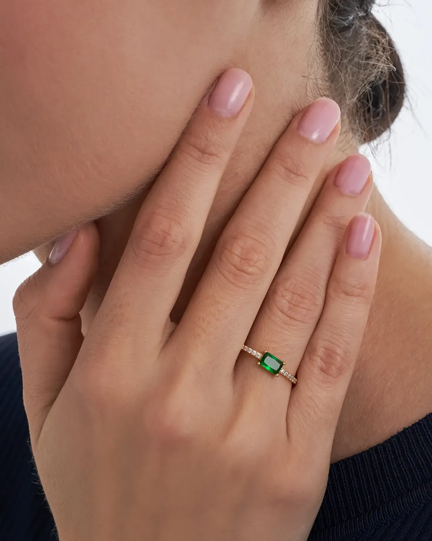 Anello - Green Rectangle
