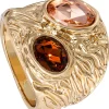 Anello - Hammered Rhinestone