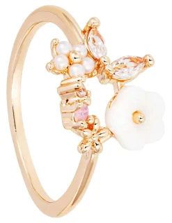 Anello - Zirconia Floral