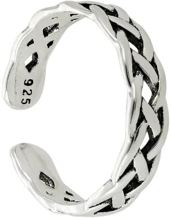 Anello da piede - Braided Silver