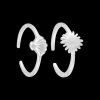 Anello da piede - Silver Shell