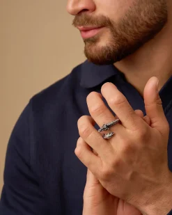 Anello da uomo - Steel Dragon