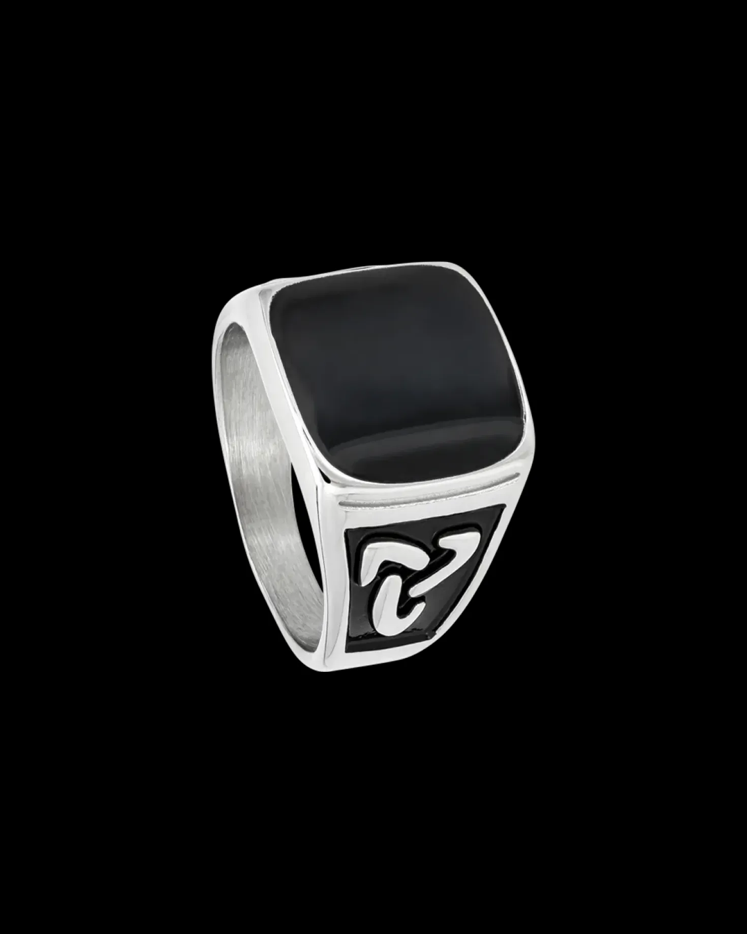 Anello da uomo - Steel Enamel