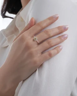 Anello in vero argento - Daisy Star