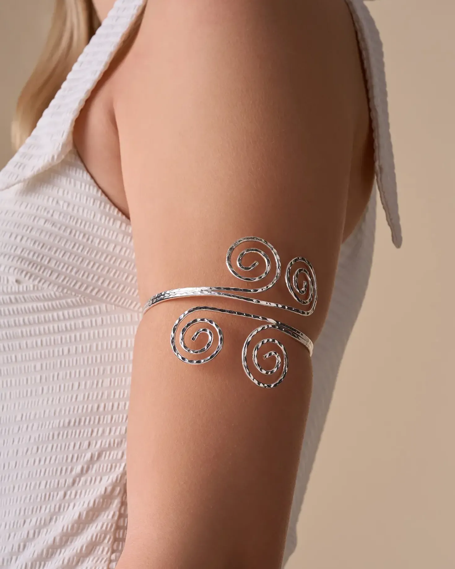 Bracciale da braccio - Silver Swirl