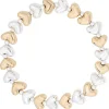 Braccialetto - Bicolor Hearts
