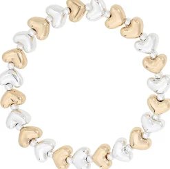 Braccialetto - Bicolor Hearts