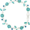 Braccialetto - fiore di strass