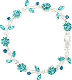 Braccialetto - fiore di strass