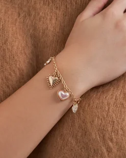 Braccialetto - Golden Hearts