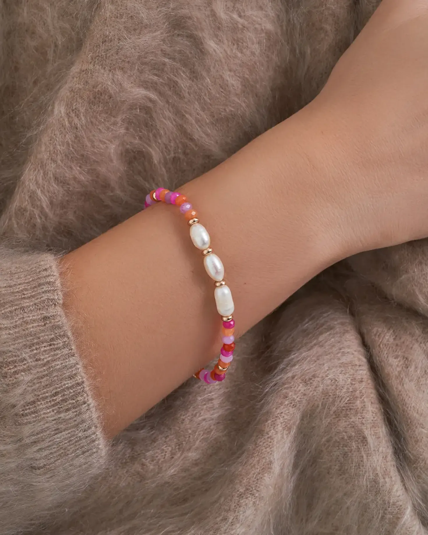Braccialetto - Pink Jade