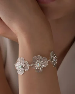 Braccialetto - Silver Petal