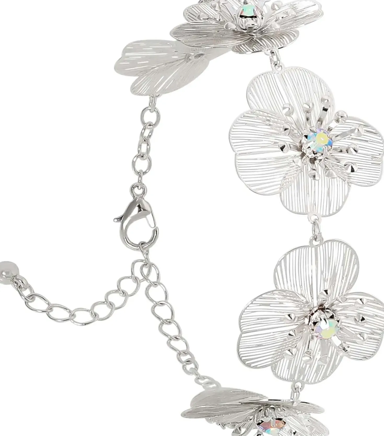 Braccialetto - Silver Petal