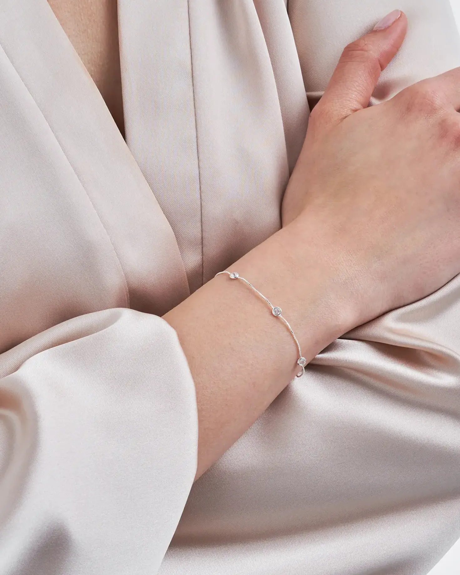 Braccialetto - Sweet Silver Curve