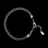 Braccialetto da uomo - Antique Silver