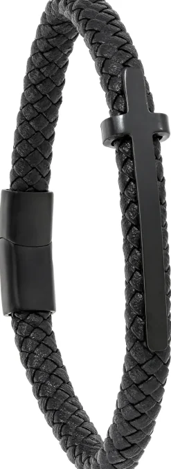 Braccialetto da uomo - Black Mesh