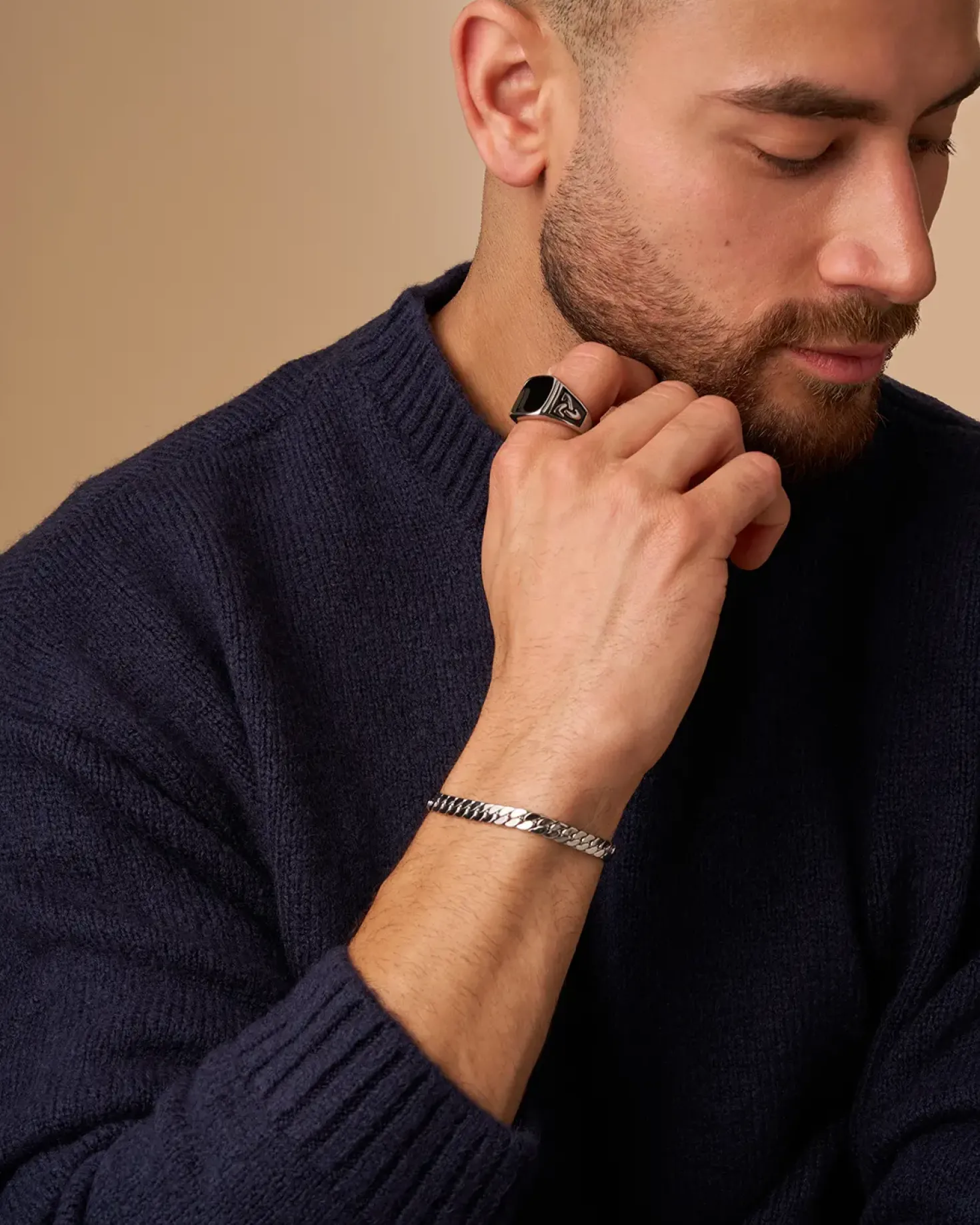 Braccialetto da uomo - Silver Moment