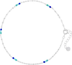 Cavigliera - Blue Sequins