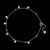 Cavigliera - Zirconia Silver
