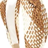 Cerchietto - Brown Raffia