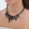 Collana - Black Crosses