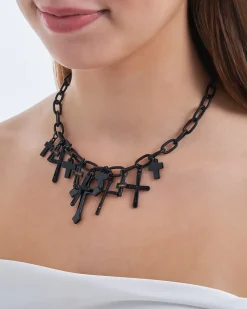 Collana - Black Crosses