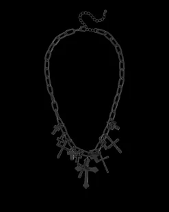 Collana - Black Crosses