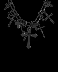 Collana - Black Crosses