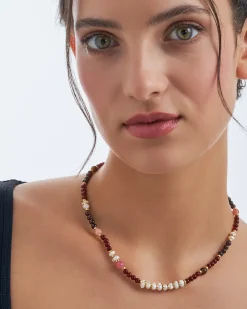 Collana - Brown Carnelian