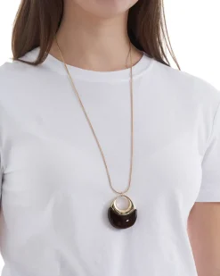 Collana - Brown Oval