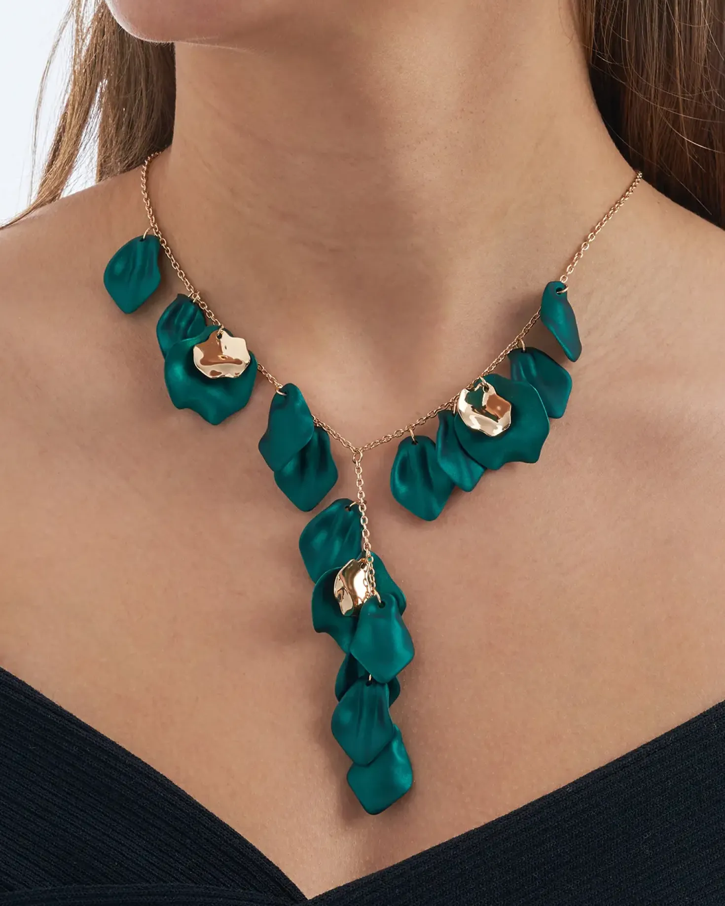 Collana - Emerald Leaves