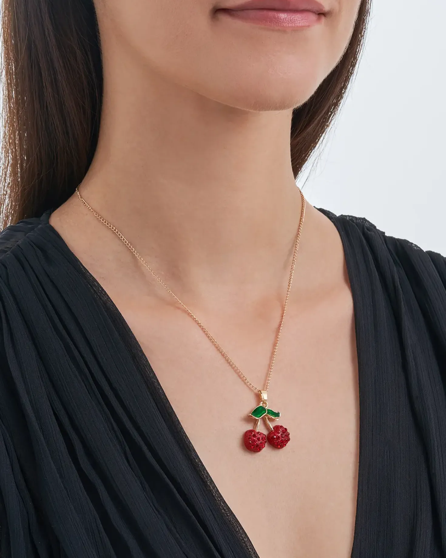 Collana - Glitter Cherry