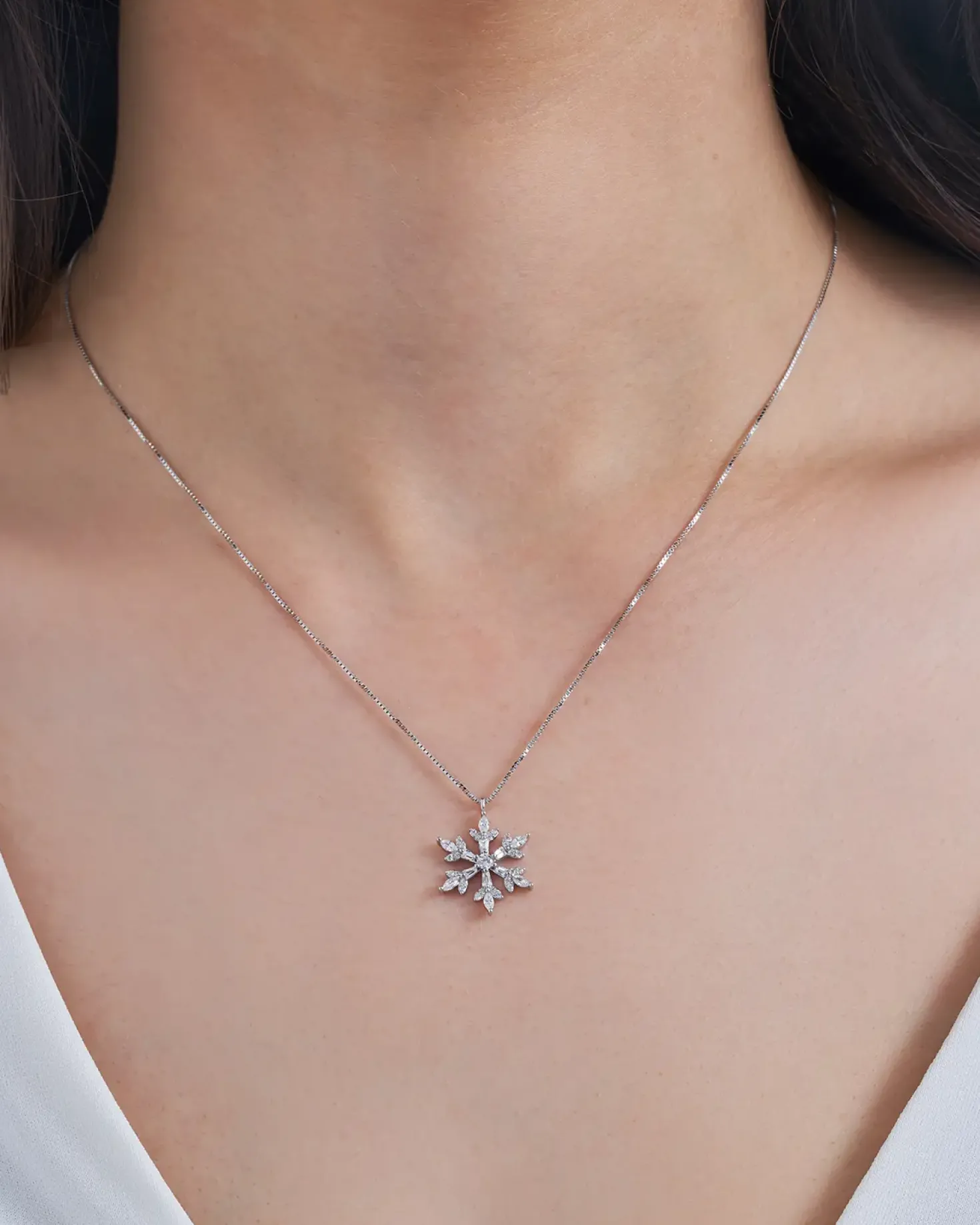 Collana - Glitter Snowflake