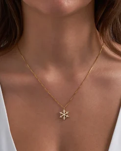 Collana - Golden Snowflake