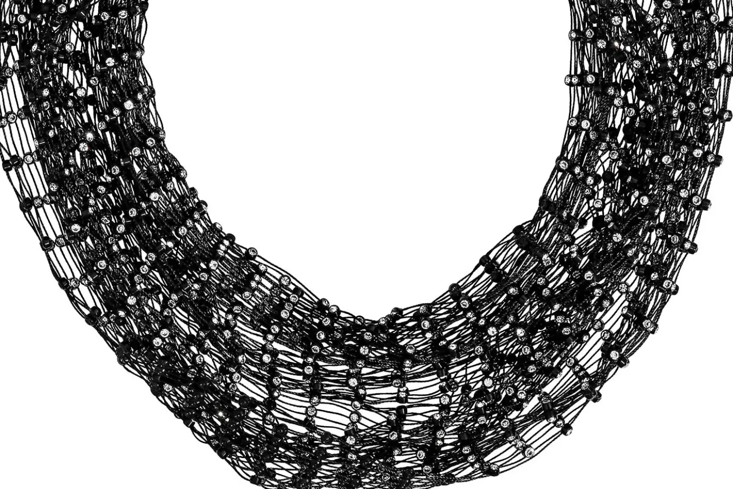 Collana - Hematite Mesh