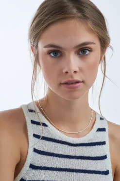 Collana - Long Silver Twist