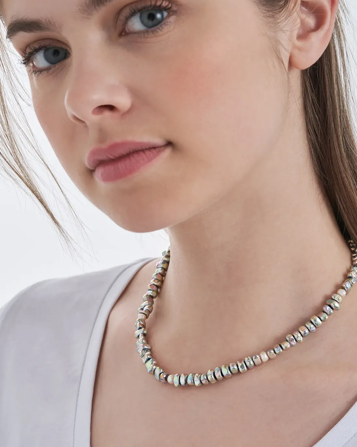 Collana - Rainbow Hematite