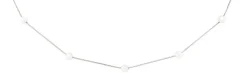 Collana - Rhodium Pearls