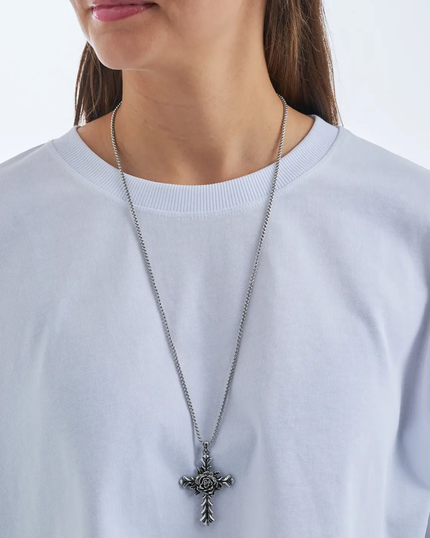 Collana - Silver Cross