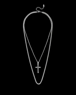 Collana da uomo - Black Crossed