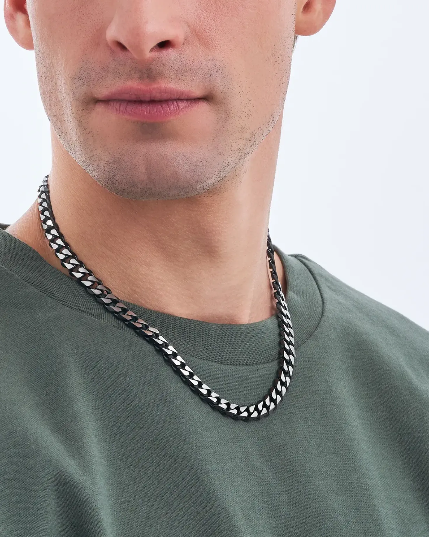 Collana da uomo - Black Steel
