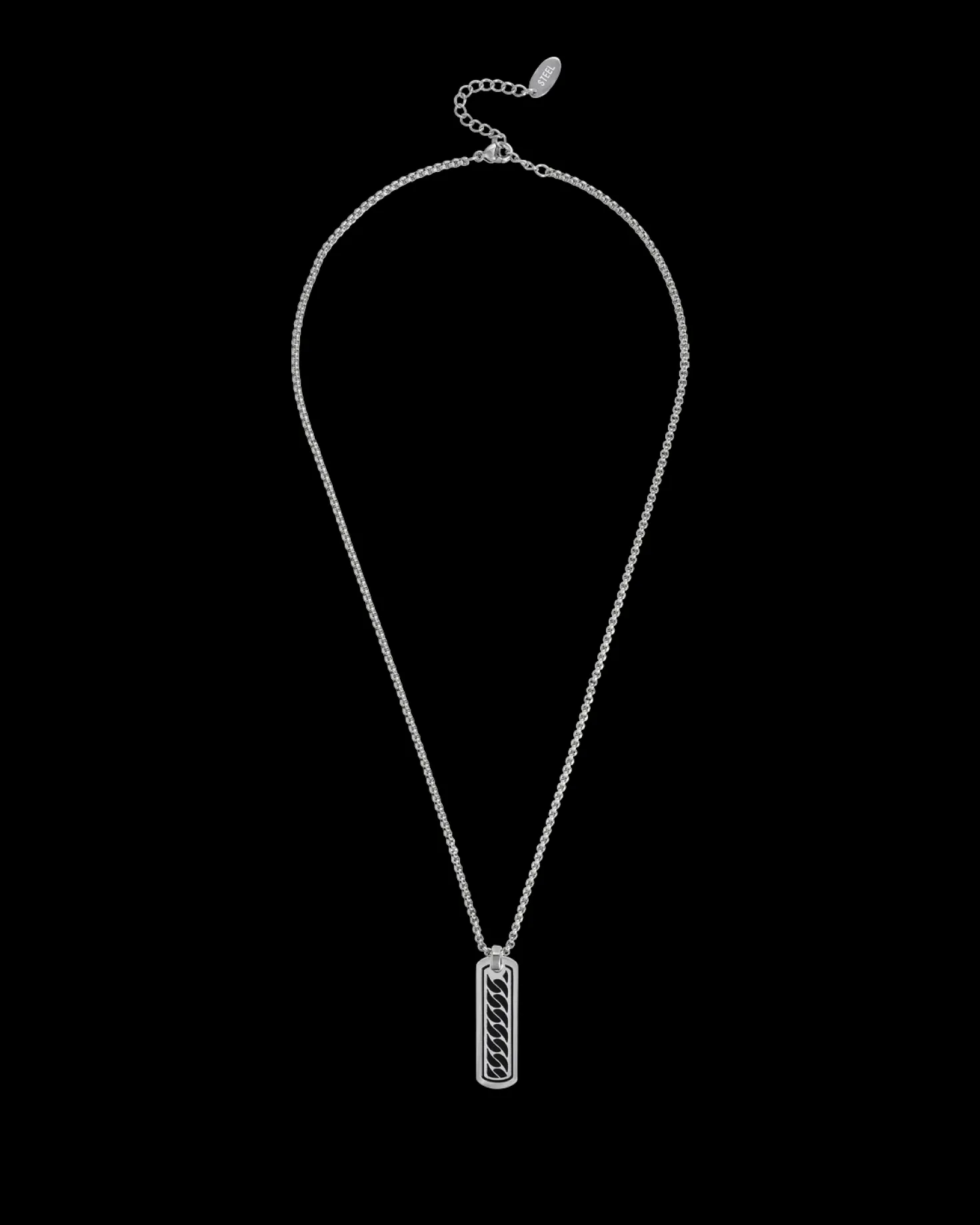 Collana da uomo - Casual Silver