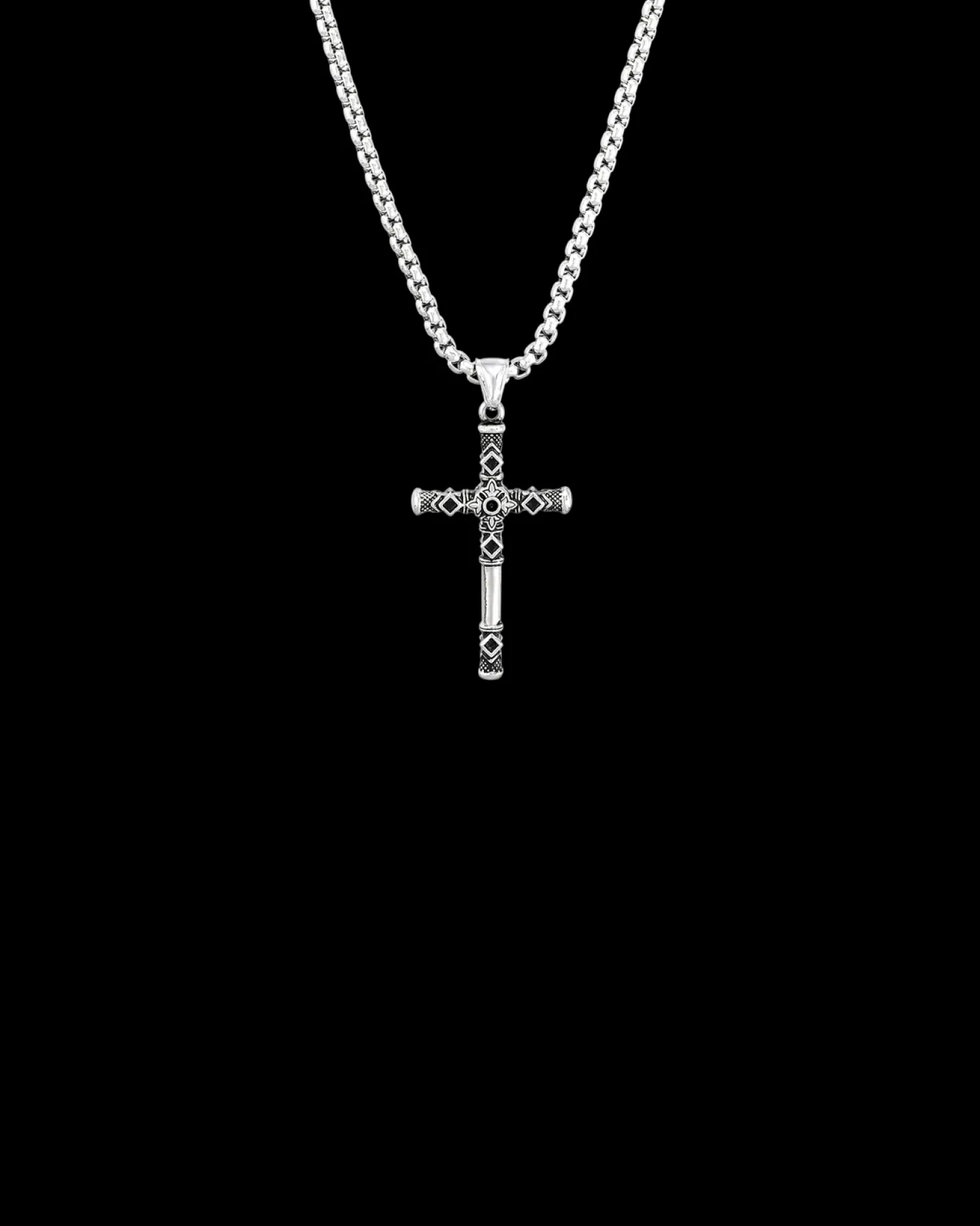 Collana da uomo - Enamelled Cross