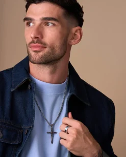 Collana da uomo - Enamelled Cross