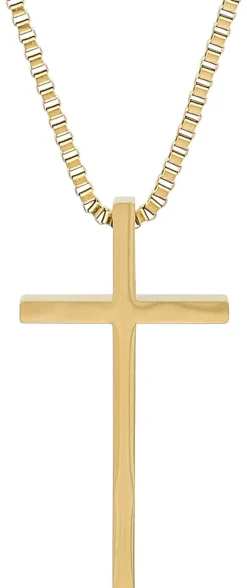 Collana da uomo - Gold Cross