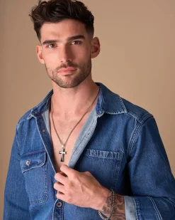 Collana da uomo - Shiny Cross