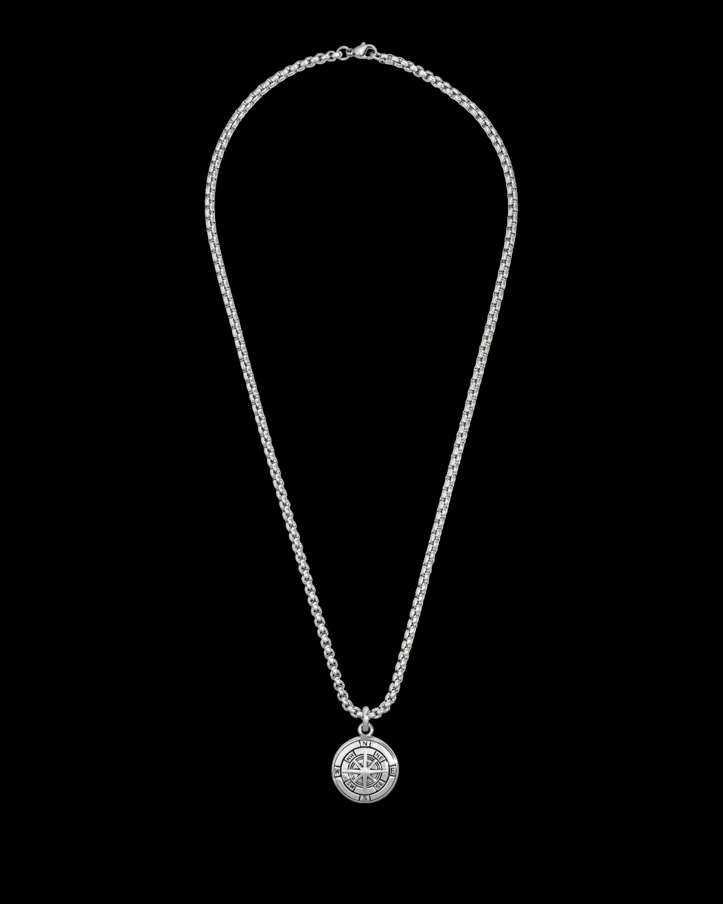 Collana da uomo - Silver Compass