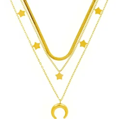 Collana stratificata - Golden Trio